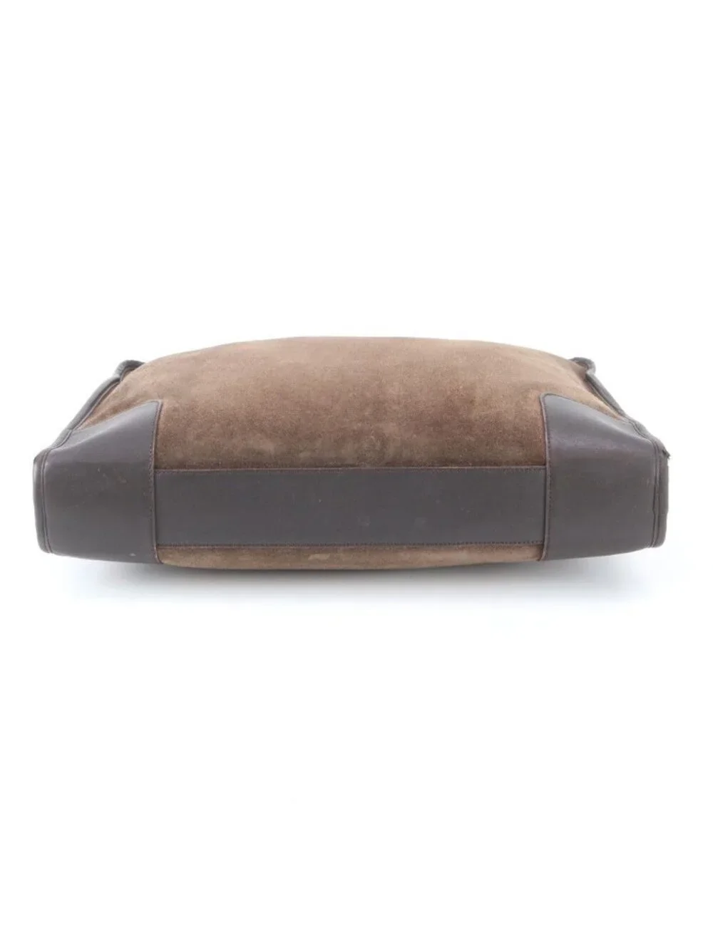 Loewe Amazona Leather Business Briefcase Tote Bag Brown